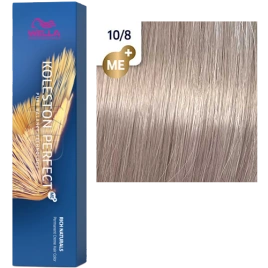 Стойкая краска для волос Wella KOLESTON PERFECT МЕ+ 10/8 яркий блонд жемчужный 60 гр