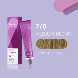 NEW Стойкая краска для волос Londa LONDACOLOR 7/0 блонд 60 гр