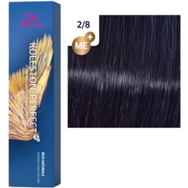 Стойкая краска для волос Wella KOLESTON PERFECT МЕ+ 2/8 сине-черный 60 гр