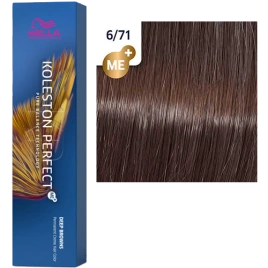 Стойкая краска для волос Wella KOLESTON PERFECT МЕ+ 6/71 королевский соболь 60 гр