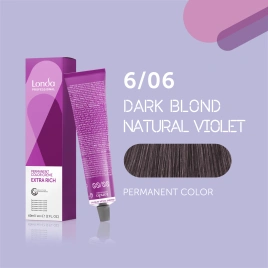 NEW Стойкая краска для волос Londa LONDACOLOR 6/06 призматический фиолетовый Prismatic 60 гр