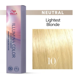 Стойкая краска для волос Wella ILLUMINA COLOR 10/ яркий блонд 60 гр