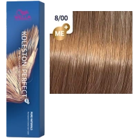 Стойкая краска для волос Wella KOLESTON PERFECT МЕ+ 8/00 светлый блонд натуральный (60гр)