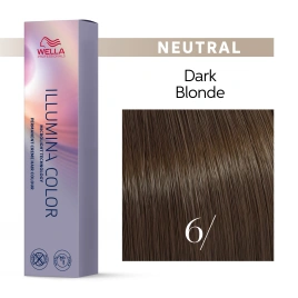 Стойкая краска для волос Wella ILLUMINA COLOR 6/ темный блонд 60 гр