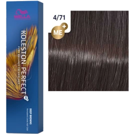Стойкая краска для волос Wella KOLESTON PERFECT МЕ+ 4/71 тирамису 60 гр