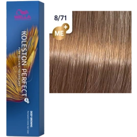 Стойкая краска для волос Wella KOLESTON PERFECT МЕ+ 8/71 дымчатая норка 60 гр