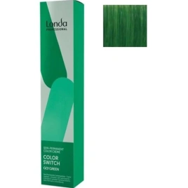 Яркие тонирующие красители Londa COLOR SWITCH GO! GREEN зеленый (80 гр)