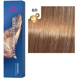 Стойкая краска для волос Wella KOLESTON PERFECT МЕ+ 8/0 светлорусый 60 гр