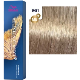 Стойкая краска для волос Wella KOLESTON PERFECT МЕ+ 9/81 жемчужно-пепельный блонд 60 гр
