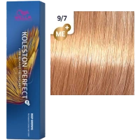 Стойкая краска для волос Wella KOLESTON PERFECT МЕ+ 9/7 очень светлый блонд коричневый (60гр)