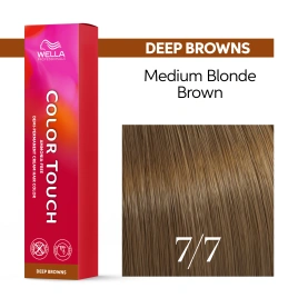Тонирующая краска для волос Wella COLOR TOUCH 7/7 блонд коричневый (60гр)