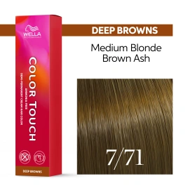 Тонирующая краска для волос Wella COLOR TOUCH 7/71 янтарная куница 60 гр