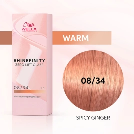 WELLA Shinefinity гель-крем краска 08/34
