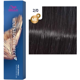 Стойкая краска для волос Wella KOLESTON PERFECT МЕ+ 2/0 черный  60 гр