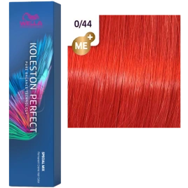 Стойкая краска для волос Wella KOLESTON PERFECT  ME + 0/44 красный интенсивный  (60гр)