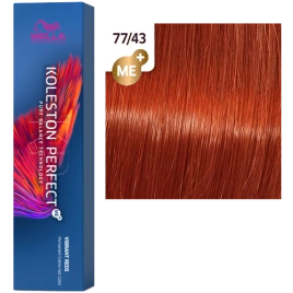 Стойкая краска для волос Wella KOLESTON PERFECT МЕ+ 77/43  Красная энергия 60 гр