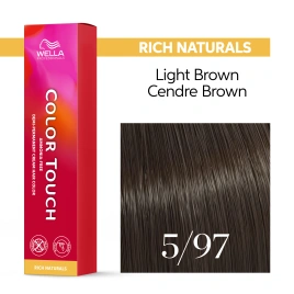 Тонирующая краска для волос Wella COLOR TOUCH 5/97 светло-коричневый сандре коричневый 60 гр