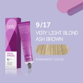 NEW Стойкая краска для волос Londa LONDACOLOR 9/17 ванильный мусс 60 гр