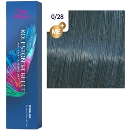 Стойкая краска для волос Wella KOLESTON PERFECT  ME+ 0/28 матовый синий (60гр)