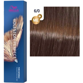 Стойкая краска для волос Wella KOLESTON PERFECT МЕ+ 6/0 темно-русый 60 гр