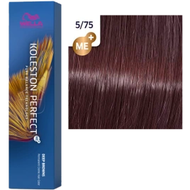Стойкая краска для волос Wella KOLESTON PERFECT МЕ+ 5/75 темный палисандр 60 гр