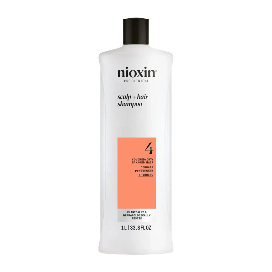 Nioxin СИСТЕМА 4 Очищающий шампунь 1000 мл фото 2