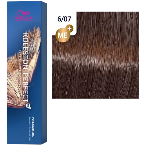 Стойкая краска для волос Wella KOLESTON PERFECT МЕ+ 6/07 темно-русый 60 гр фото 1