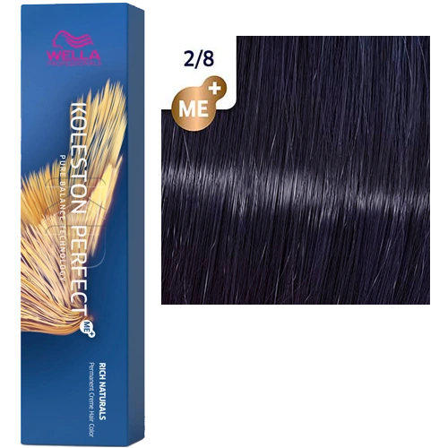Стойкая краска для волос Wella KOLESTON PERFECT МЕ+ 2/8 сине-черный 60 гр фото 1