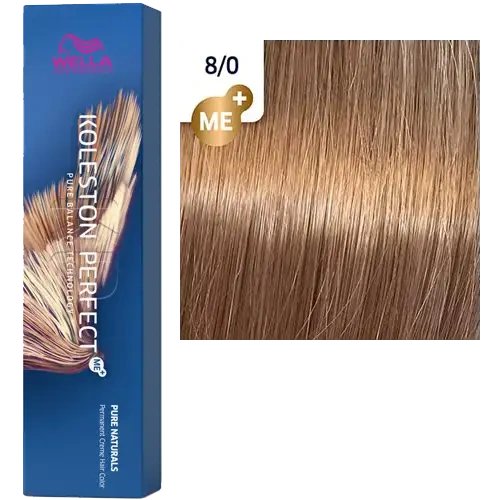 Стойкая краска для волос Wella KOLESTON PERFECT МЕ+ 8/0 светлорусый 60 гр фото 2