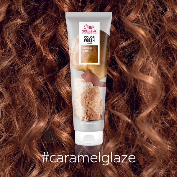 Wella COLOR FRESH оттеночная маска Карамельная глазурь 150 мл фото 4