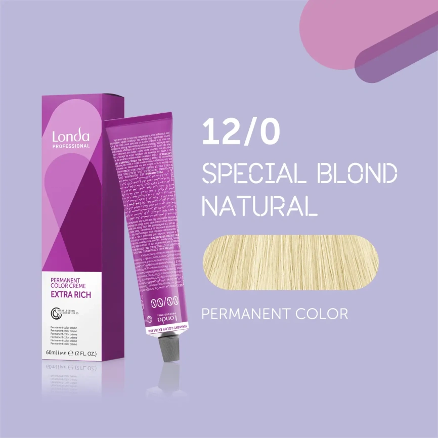 NEW Стойкая краска для волос Londa LONDACOLOR 12/0 специальный блонд  60 гр фото 2