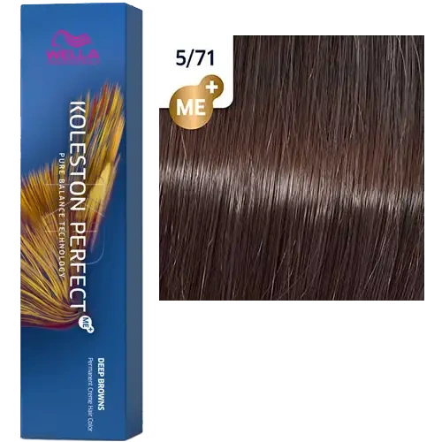 Стойкая краска для волос Wella KOLESTON PERFECT МЕ+ 5/71 грильяж 60 гр фото 2