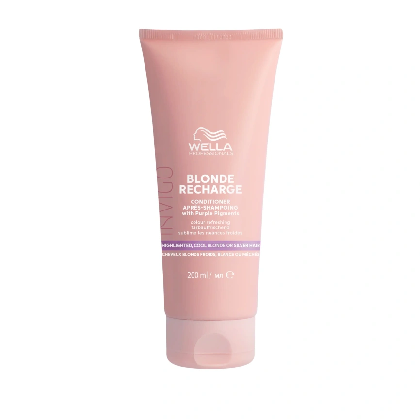 Wella INVIGO BLONDE RECHARGE Оттеночный бальзам-уход для холодных светлых оттенков 200 мл фото 2