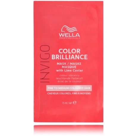 Wella INVIGO COLOR BRILLIANCE Маска-уход для окрашенных нормальных и тонких волос 15 мл фото 1