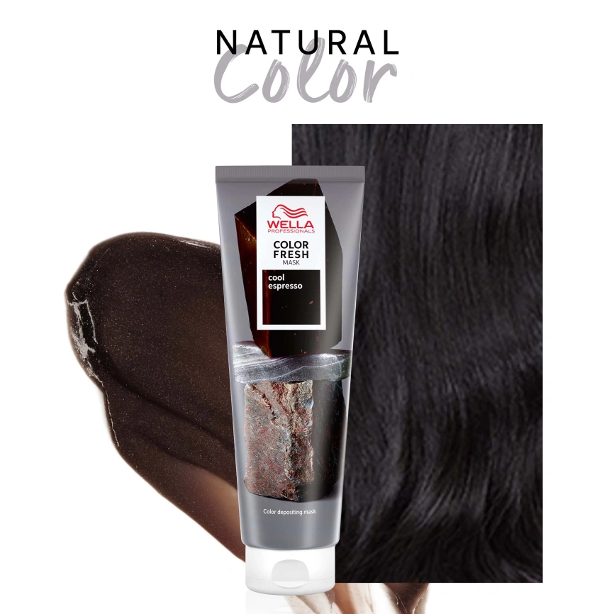 Wella COLOR FRESH оттеночная маска Холодный эспрессо 150 мл фото 7
