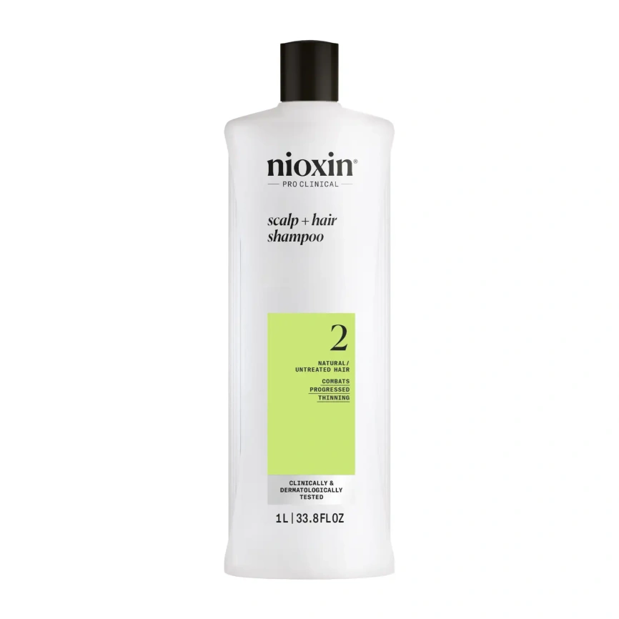 Nioxin СИСТЕМА 2 Очищающий шампунь 1000 мл фото 2