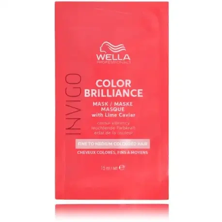 Wella INVIGO COLOR BRILLIANCE Маска-уход для окрашенных нормальных и тонких волос 15 мл фото 2