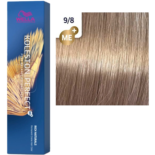 Стойкая краска для волос Wella KOLESTON PERFECT МЕ+ 9/8 очень светлый блонд жемчужный 60 гр фото 1