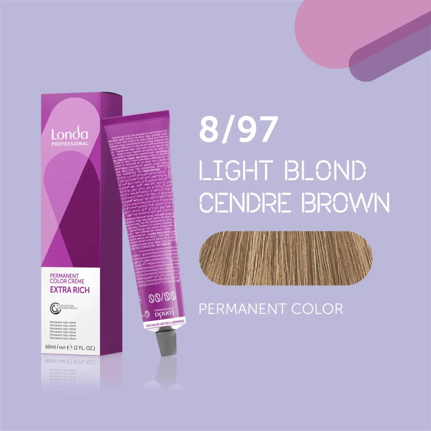 NEW Стойкая краска для волос Londa LONDACOLOR 8/97 60 гр фото 2