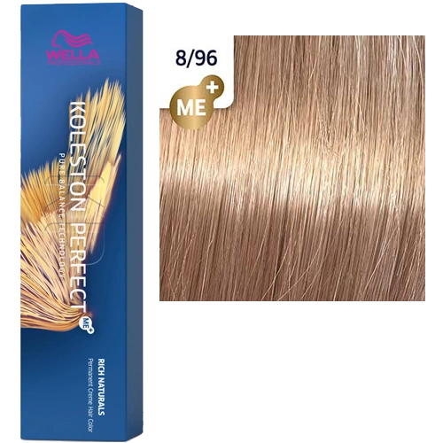 Стойкая краска для волос Wella KOLESTON PERFECT МЕ+ 8/96 панакота 60 гр фото 1