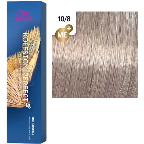 Стойкая краска для волос Wella KOLESTON PERFECT МЕ+ 10/8 яркий блонд жемчужный 60 гр фото 2