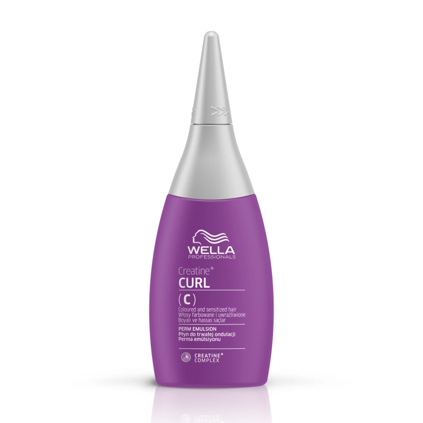 Wella CREATINE + CURL лосьон с мягкой формула для окрашенных / чувствительных волос 75 мл фото 1