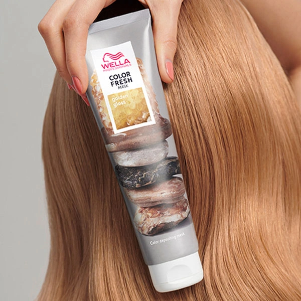 Wella COLOR FRESH оттеночная маска Золотой блеск 150 мл фото 3