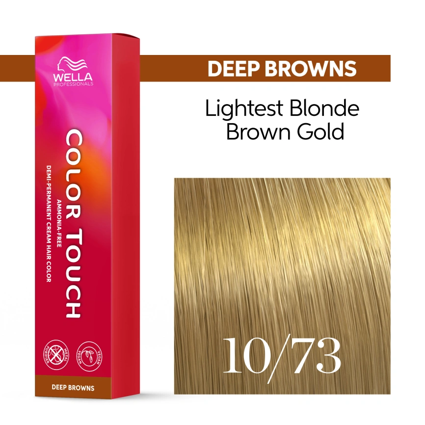 Тонирующая краска для волос Wella COLOR TOUCH 10/73 сандаловое дерево 60 гр фото 1