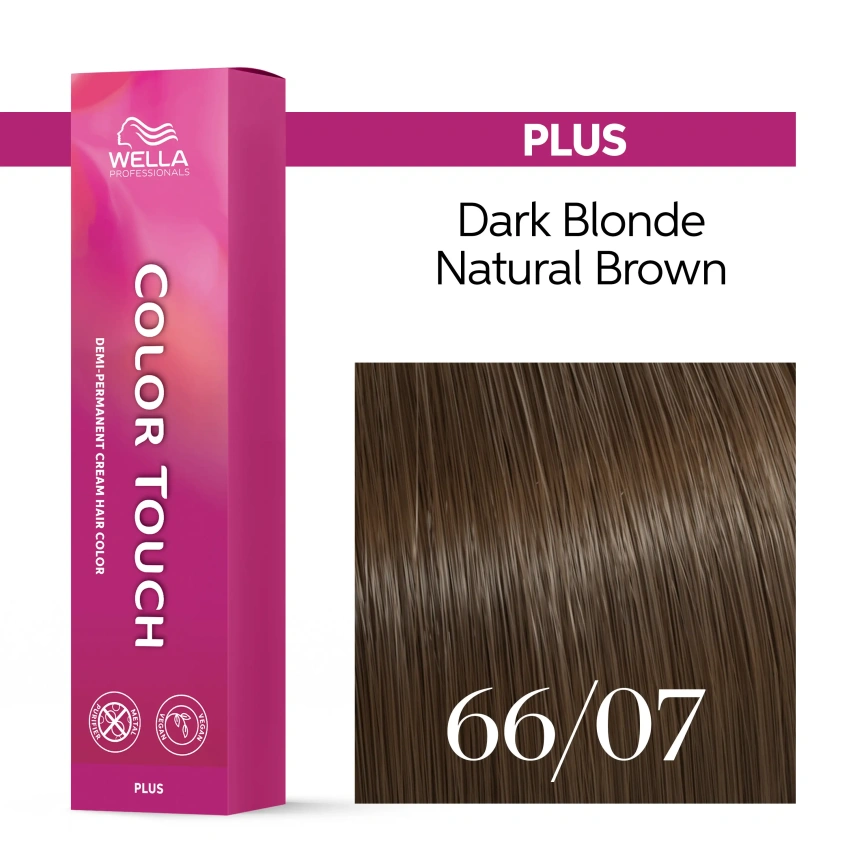 Тонирующая краска для волос Wella COLOR TOUCH PLUS 66/07 кипарис 60 гр фото 2