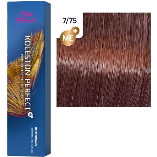 Стойкая краска для волос Wella KOLESTON PERFECT МЕ+ 7/75 светлый палисандр 60 гр фото 1