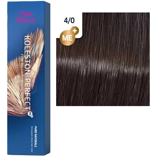 Стойкая краска для волос Wella KOLESTON PERFECT МЕ+ 4/0 средне-коричневый 60 гр фото 2