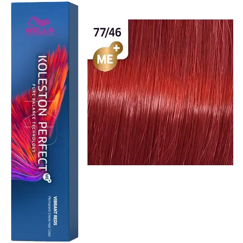 Стойкая краска для волос Wella KOLESTON PERFECT ME+ 77/46  пурпурная муза 60 гр фото 2
