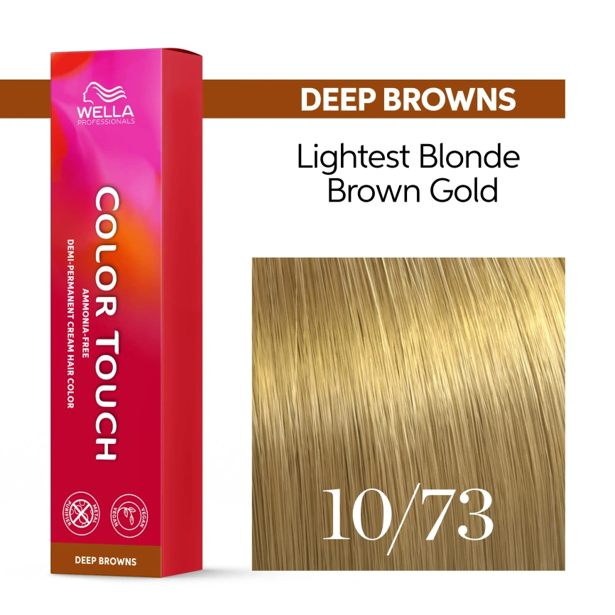 Тонирующая краска для волос Wella COLOR TOUCH 10/73 сандаловое дерево 60 гр фото 2