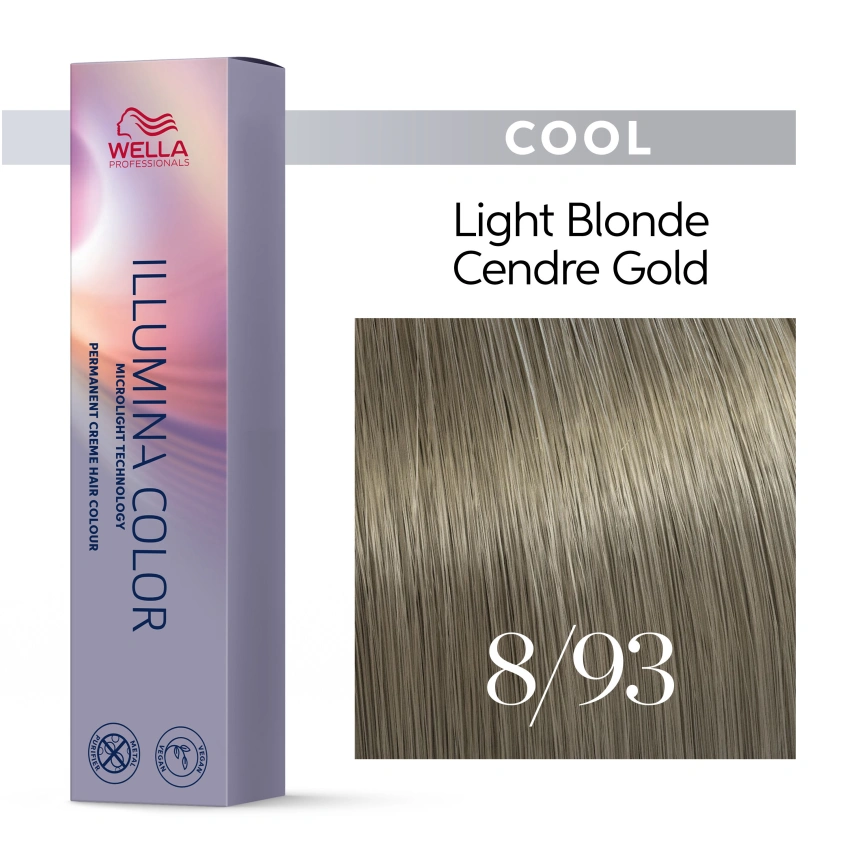 Стойкая краска для волос Wella ILLUMINA COLOR 8/93 60мл фото 1